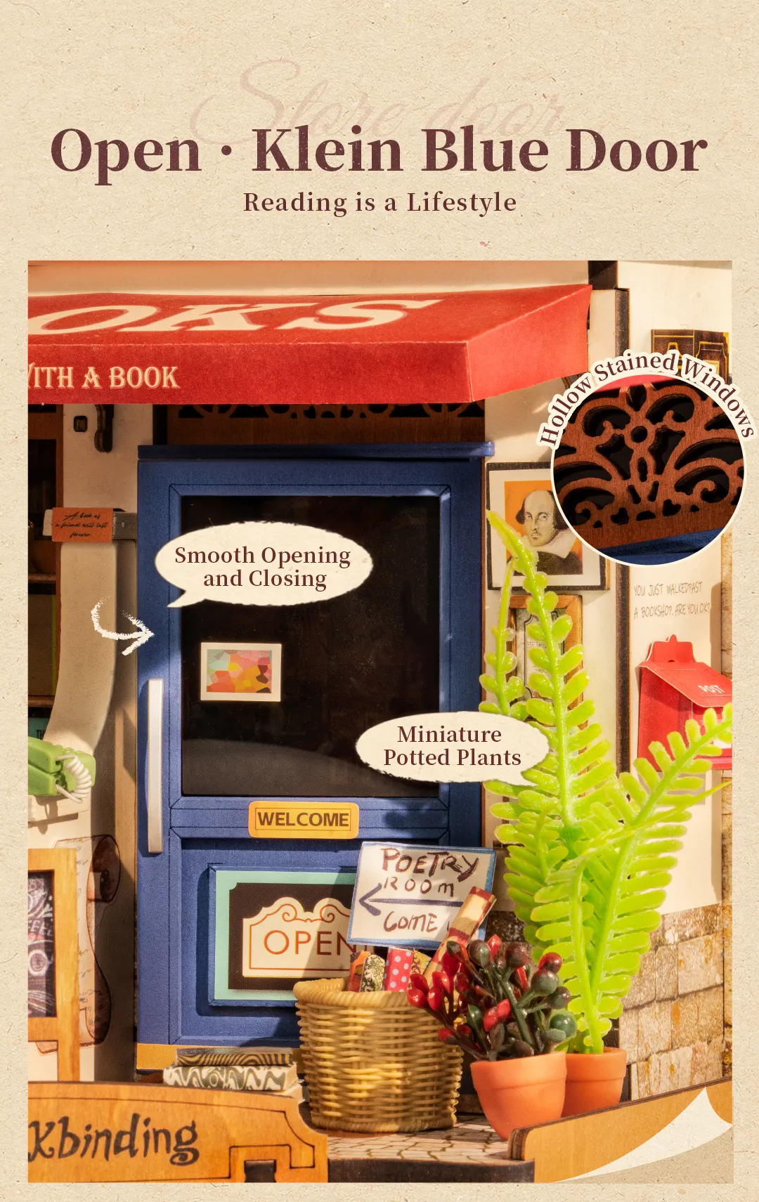 Libraria de la Colt - Casuta in Miniatura DIY 3D - 108 Piese - Rolife DG164 05