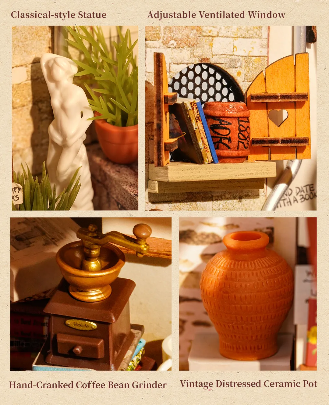 Libraria de la Colt - Casuta in Miniatura DIY 3D - 108 Piese - Rolife DG164 07