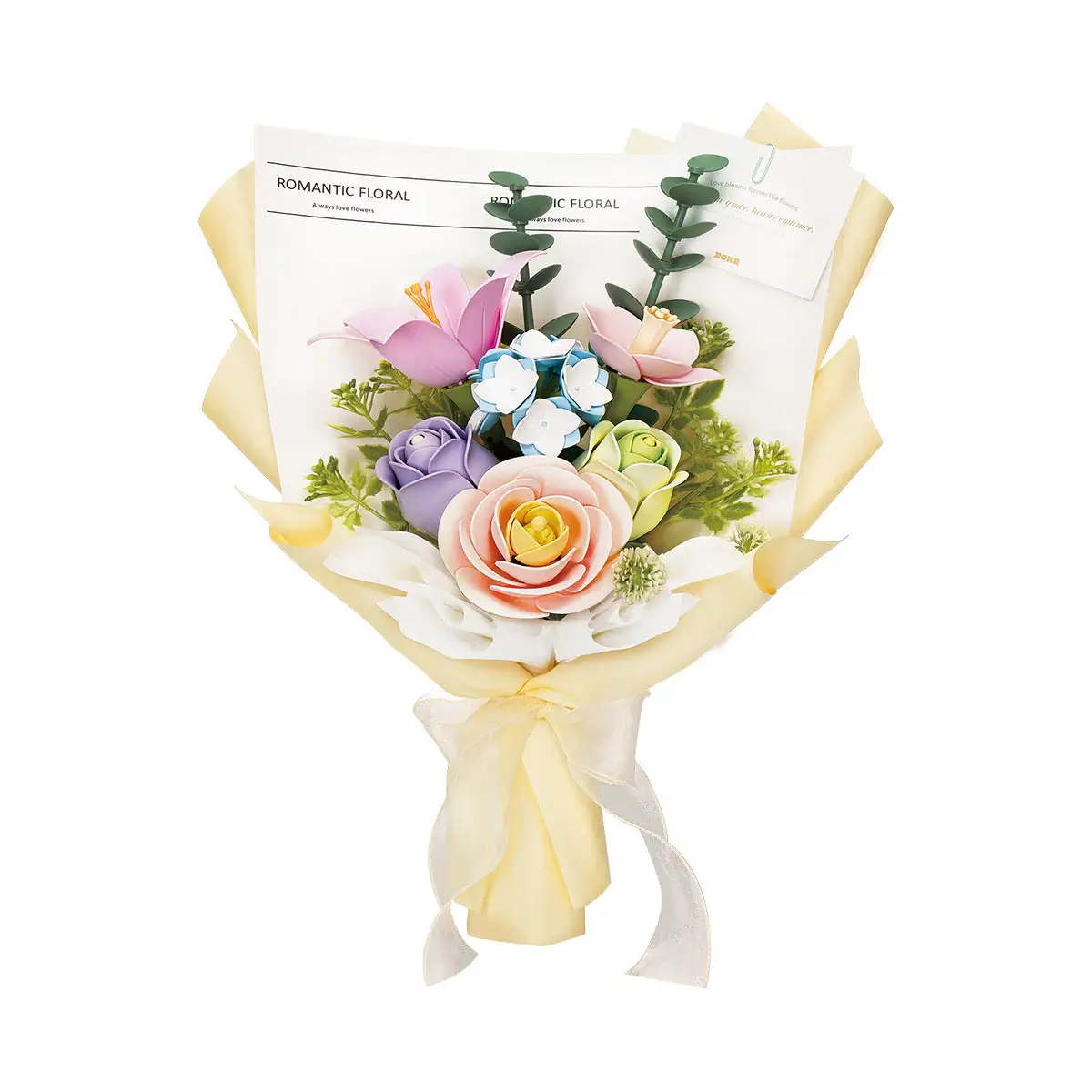 Buchet-Flori-de-Primavara-Puzzle-3D-din-Plastic-165-Piese-Cadouri-pentru-Femei.webp