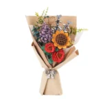 Buchet de Flori - Puzzle 3D din Lemn - 581 Piese