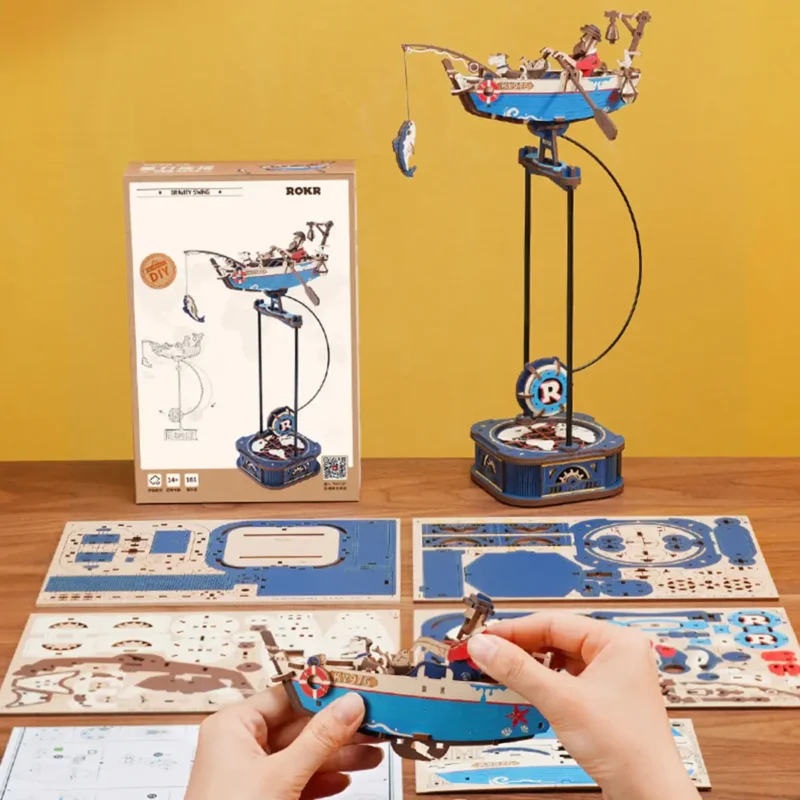 Pescarul-Hoinar-Pendul-Mecanic-de-Birou-Puzzle-3D-din-Lemn-161-Piese-v4.webp